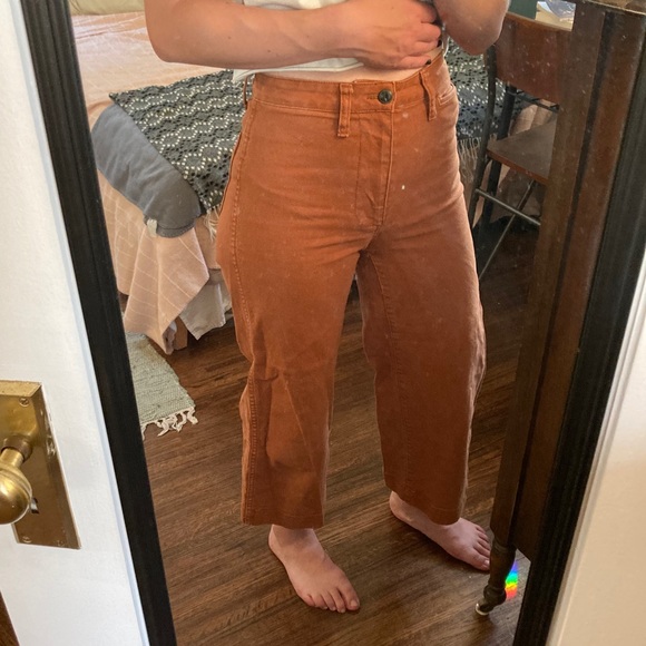Madewell Pants - Madewell Wide Leg Crop